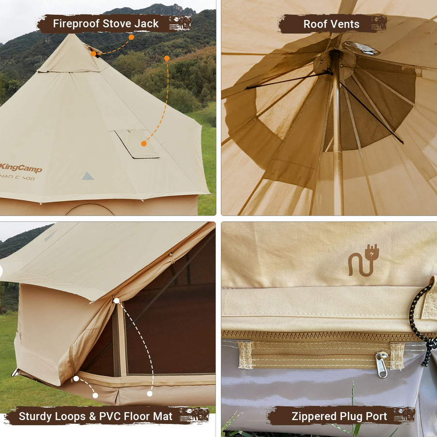 Khan C 500 Canvas Glamping-Zelt