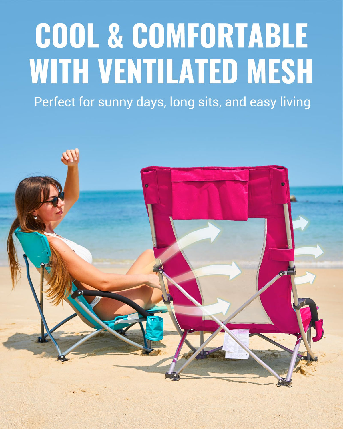 High Back Beach Chair