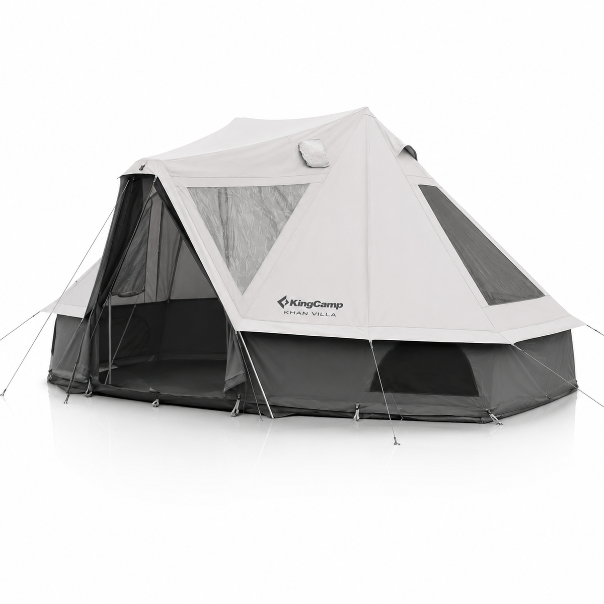 KHAN VILLA 15FT TC Canvas Glamping Tent with Stove Jack