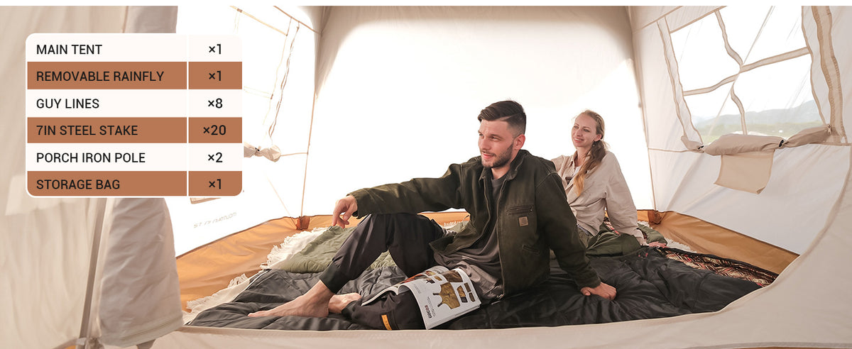 KingCamp cabin tent