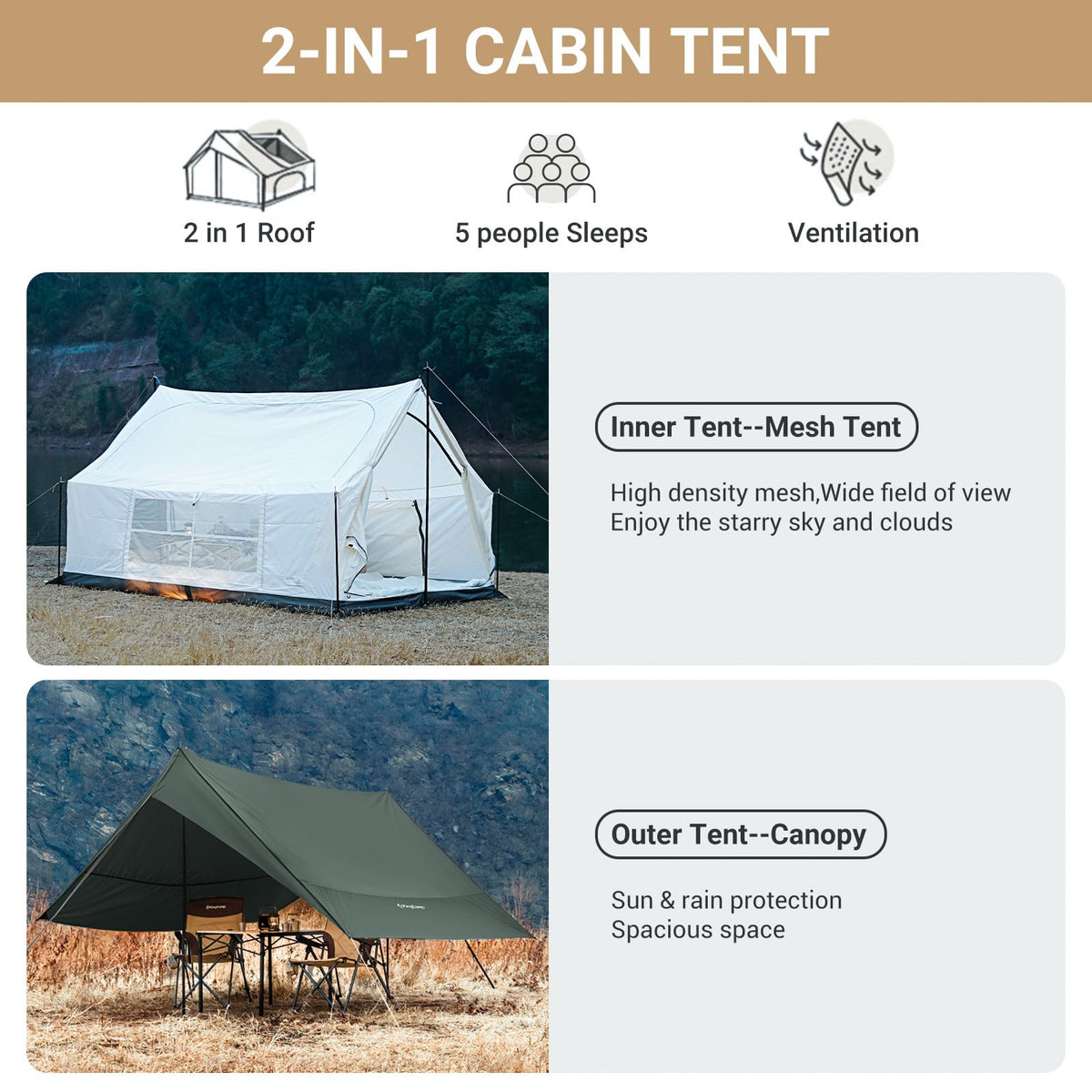 Mountain In C2 Cabin Tent