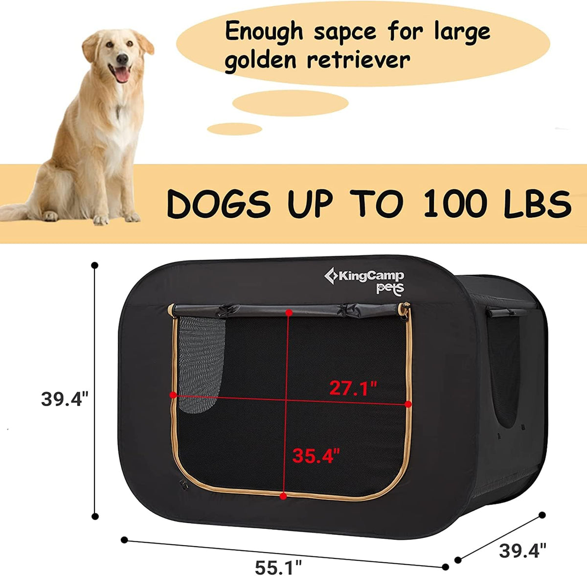 large dog tent
