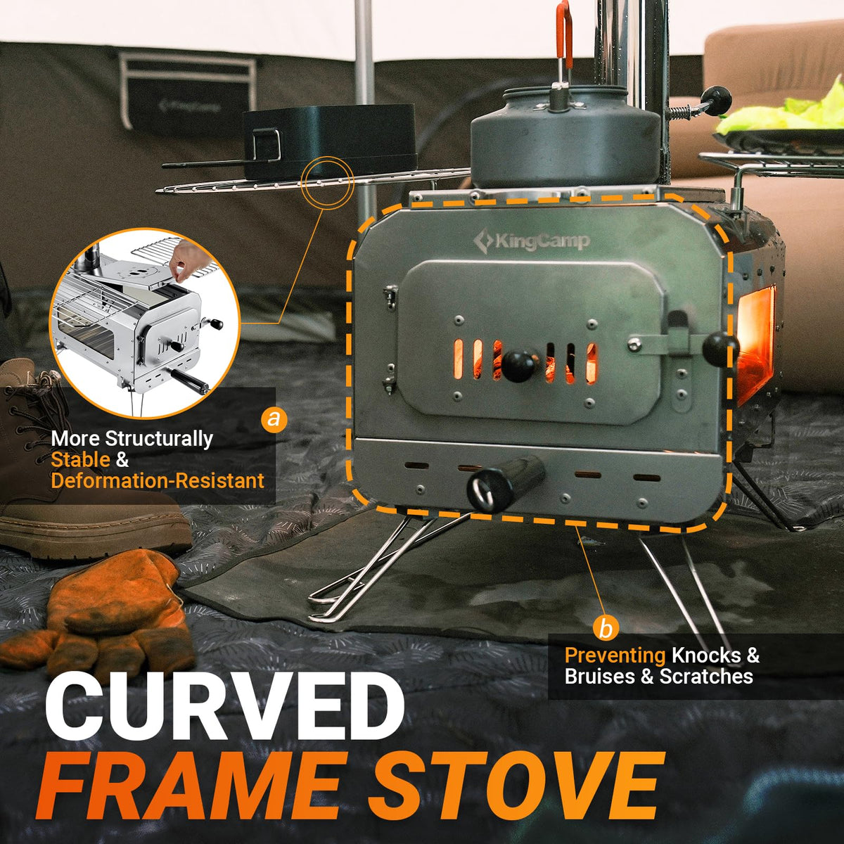 KingCamp wood stoves