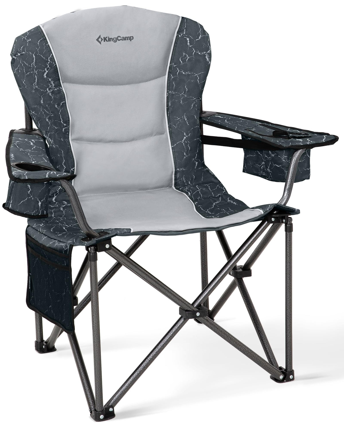 KingCamp JUNIPER C10 Oversized Folding Chair with Adjustable Lumbar Support