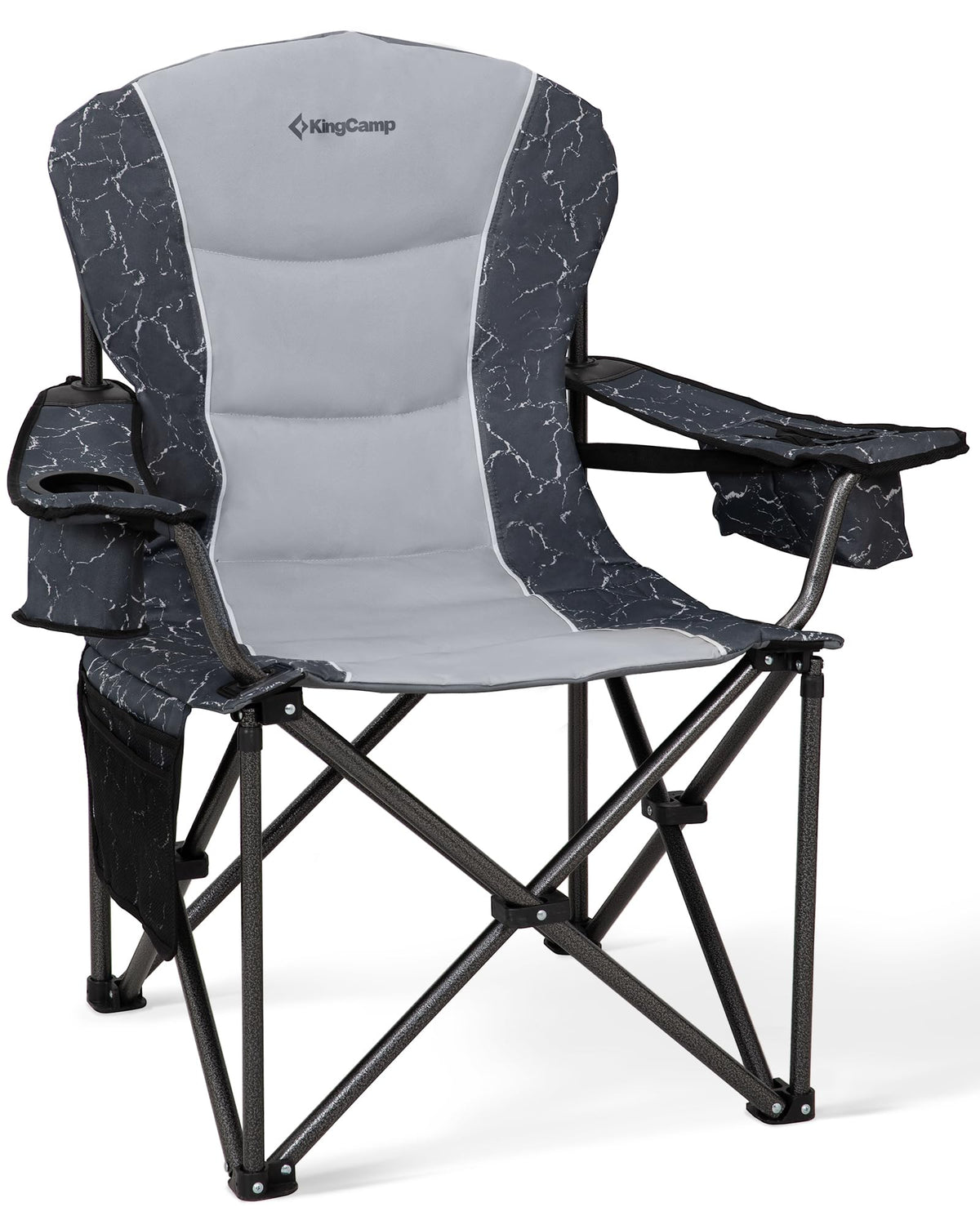 KingCamp JUNIPER C10 Oversized Folding Chair with Adjustable Lumbar Support