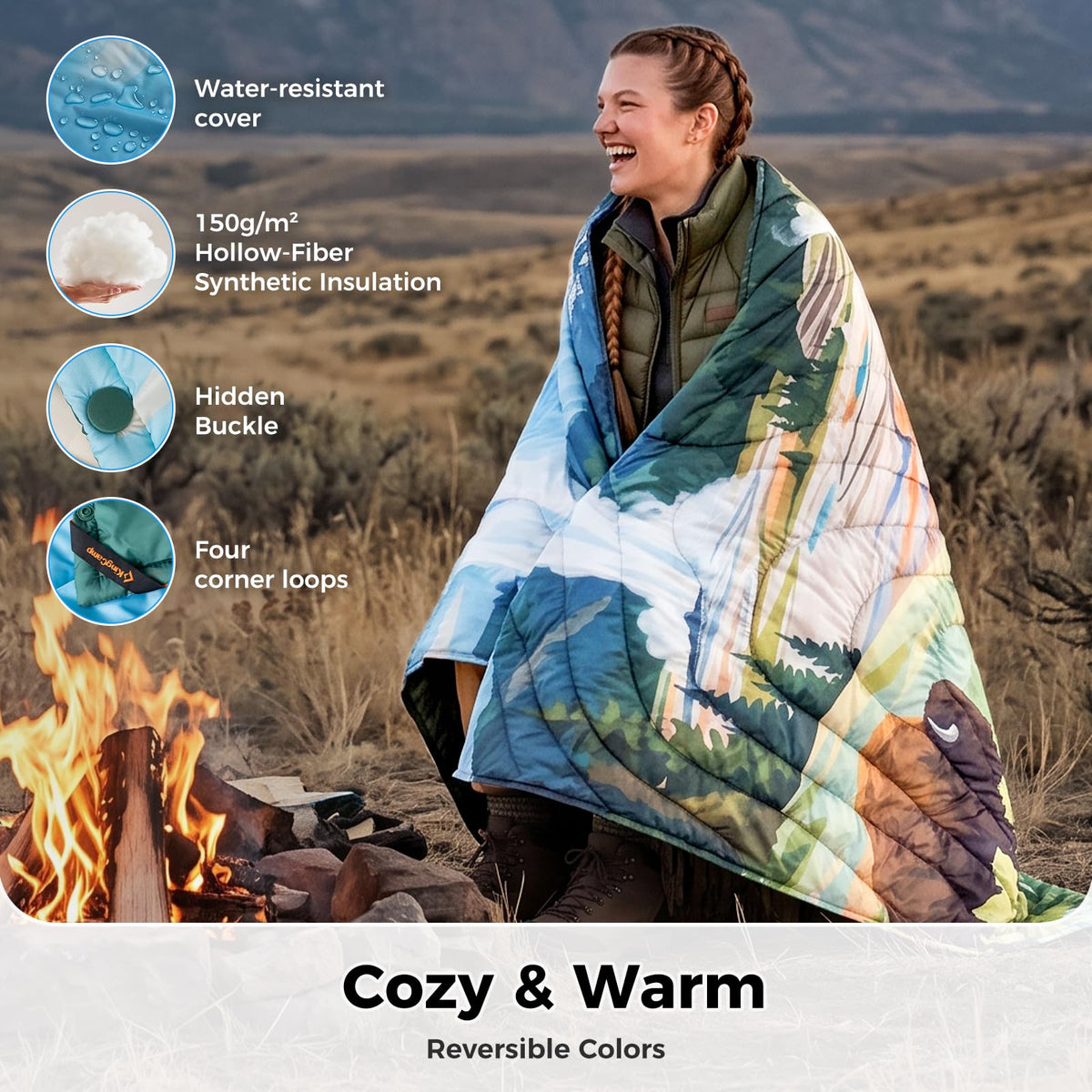SMART 150 XL Ultralight Camping Blanket