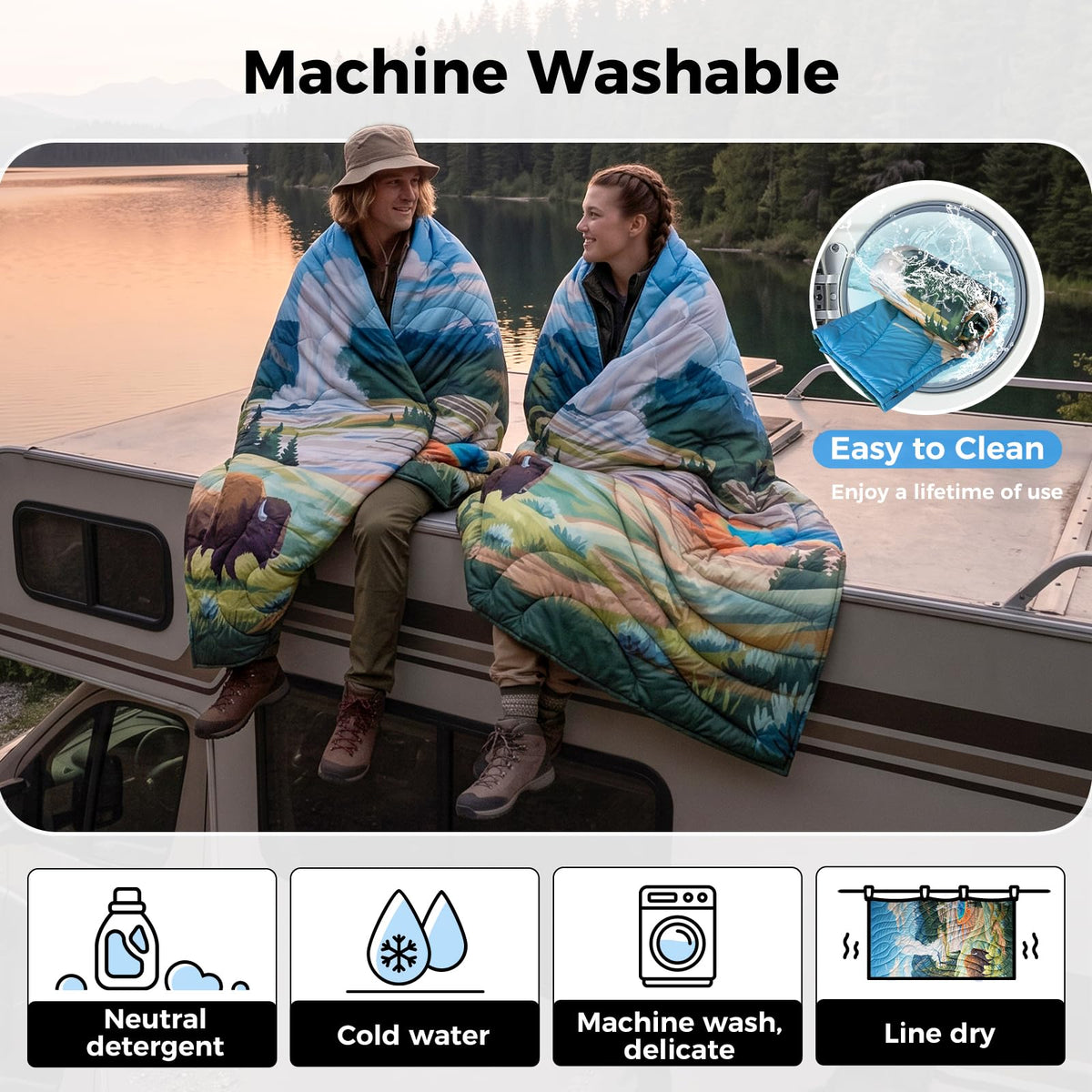 SMART 150 XL Ultralight Camping Blanket