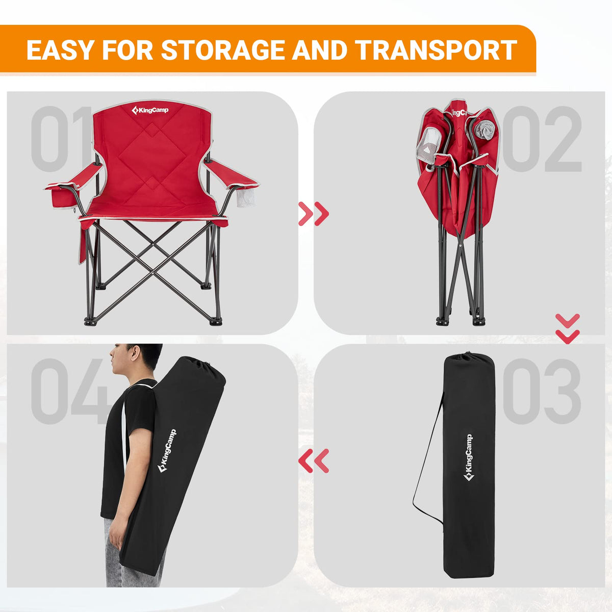 Oversized Folding Camping Chair