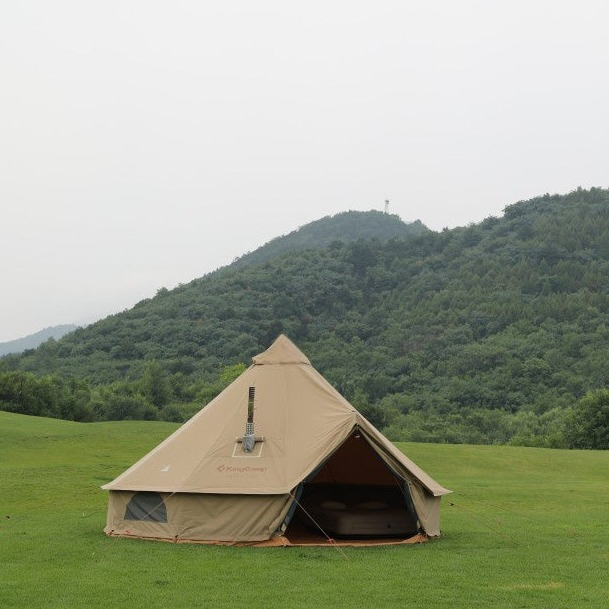 Khan 6 Person 4-Season Glamping Bell Camping Tent