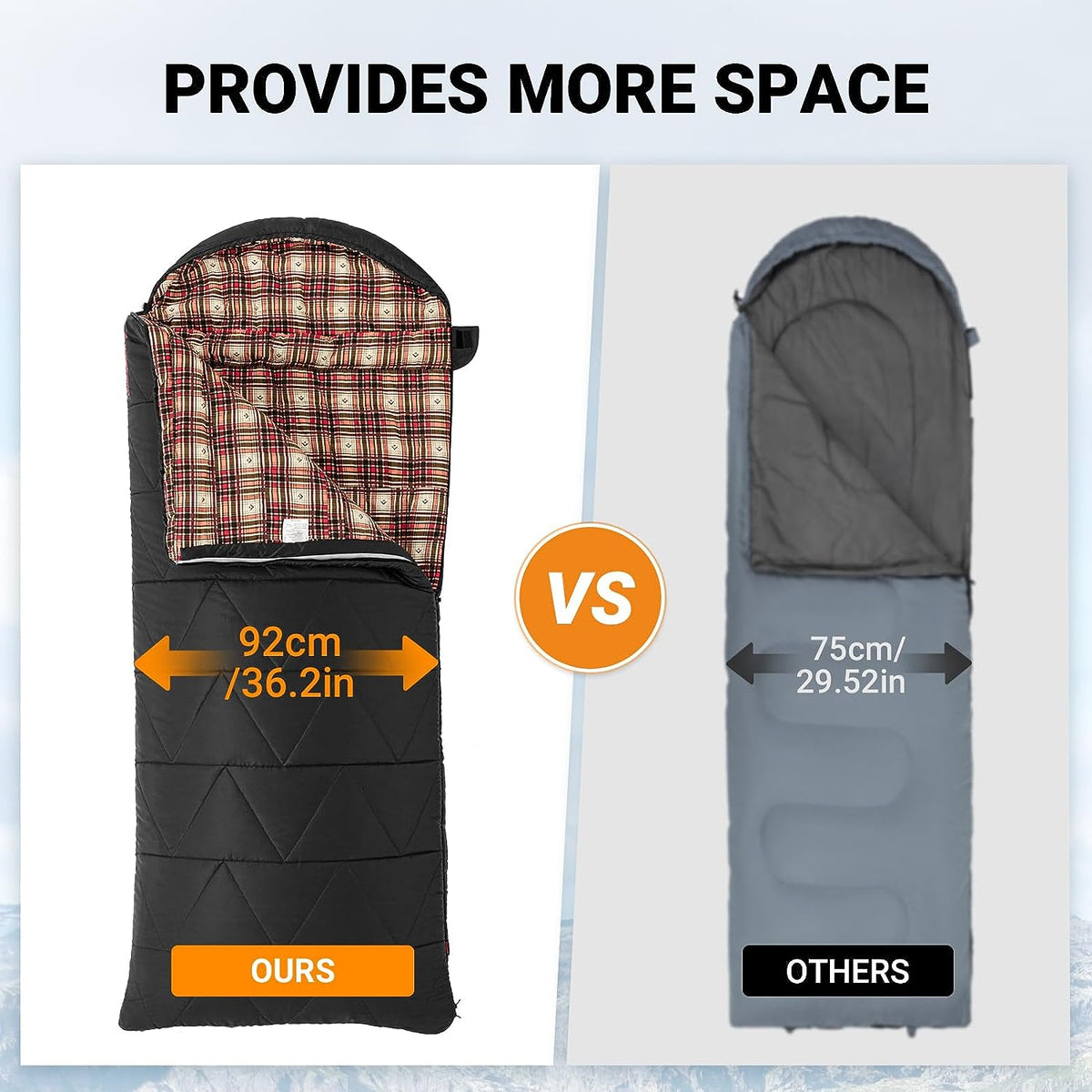 35F Oversized 3-4 Season Sleeping Bag