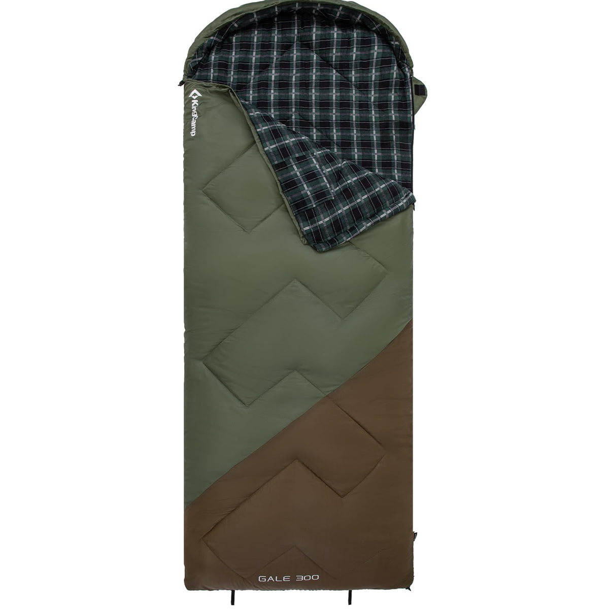 KingCamp GALE 300 Sleeping Bag-Envelope With Hood