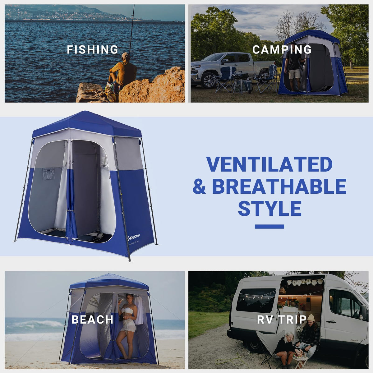 KingCamp Outdoor-Duschzelte für Camping