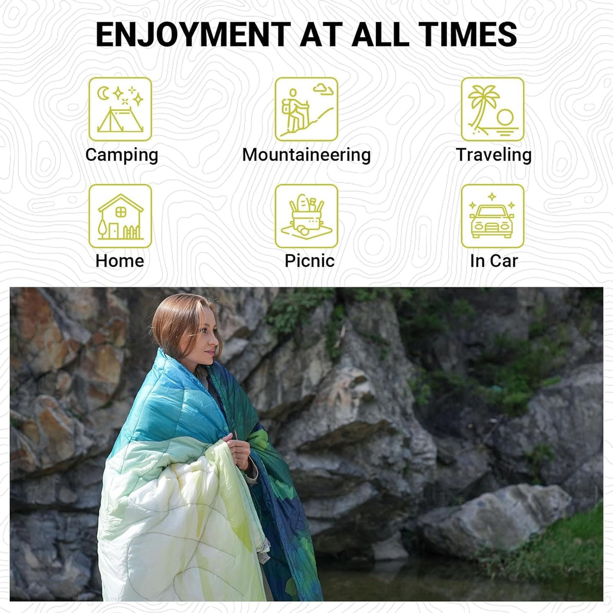 Manta multifuncional KingCamp BLANKET SMART 150