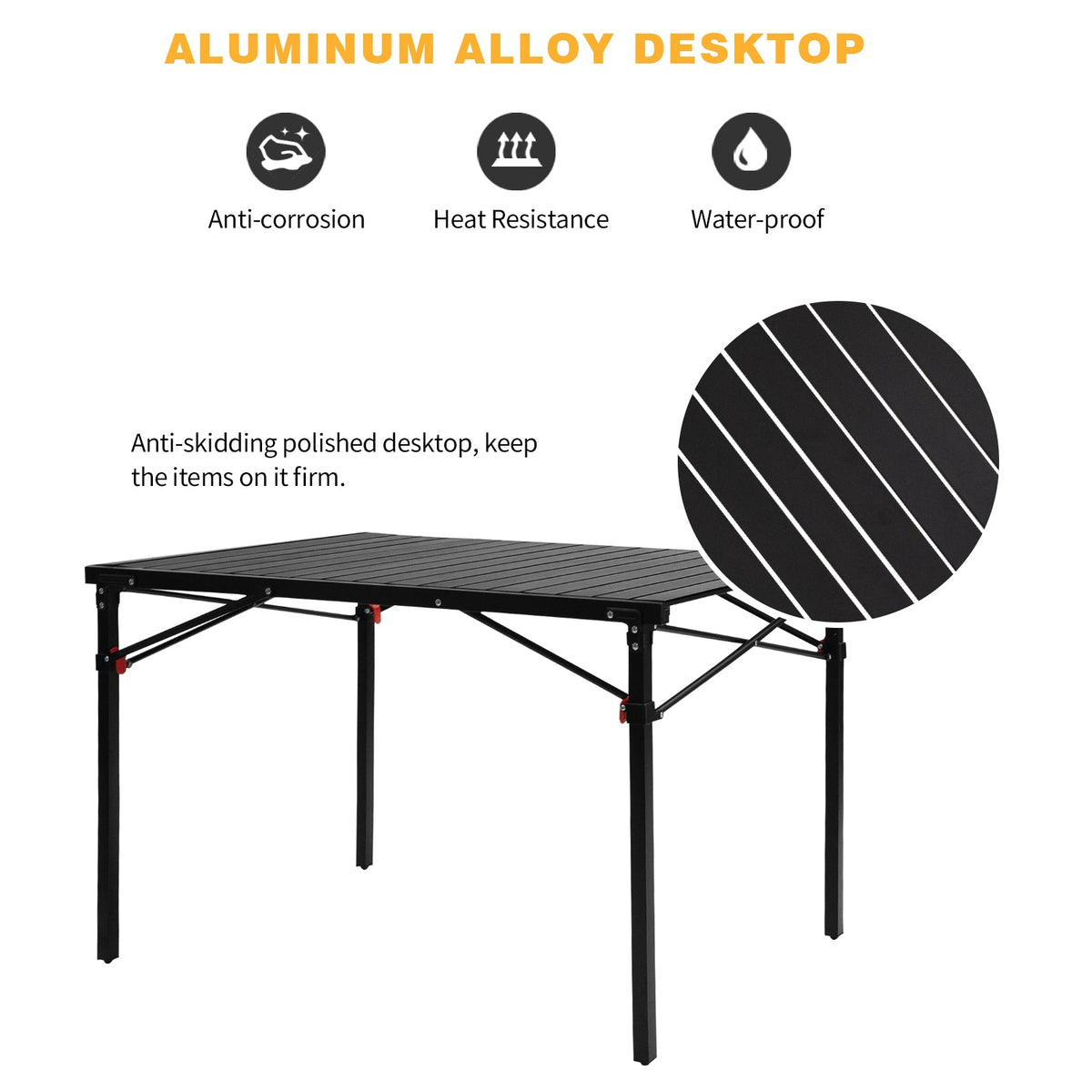 KingCamp 4-6 Person Aluminum Alloy Table