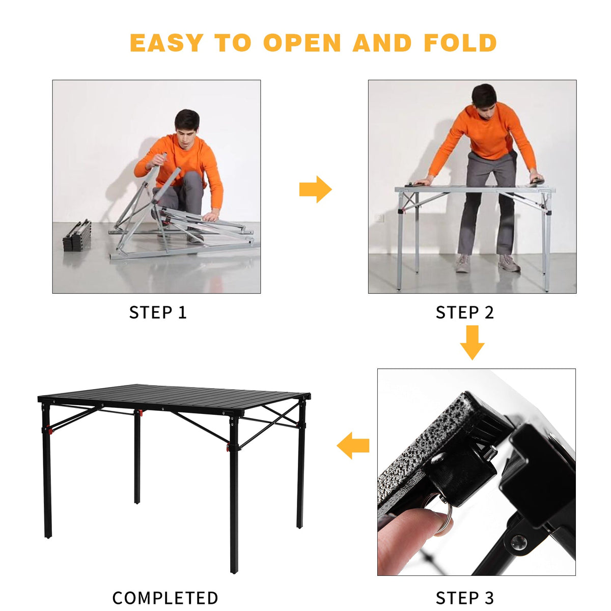 KingCamp 4-6 Person Aluminum Alloy Table