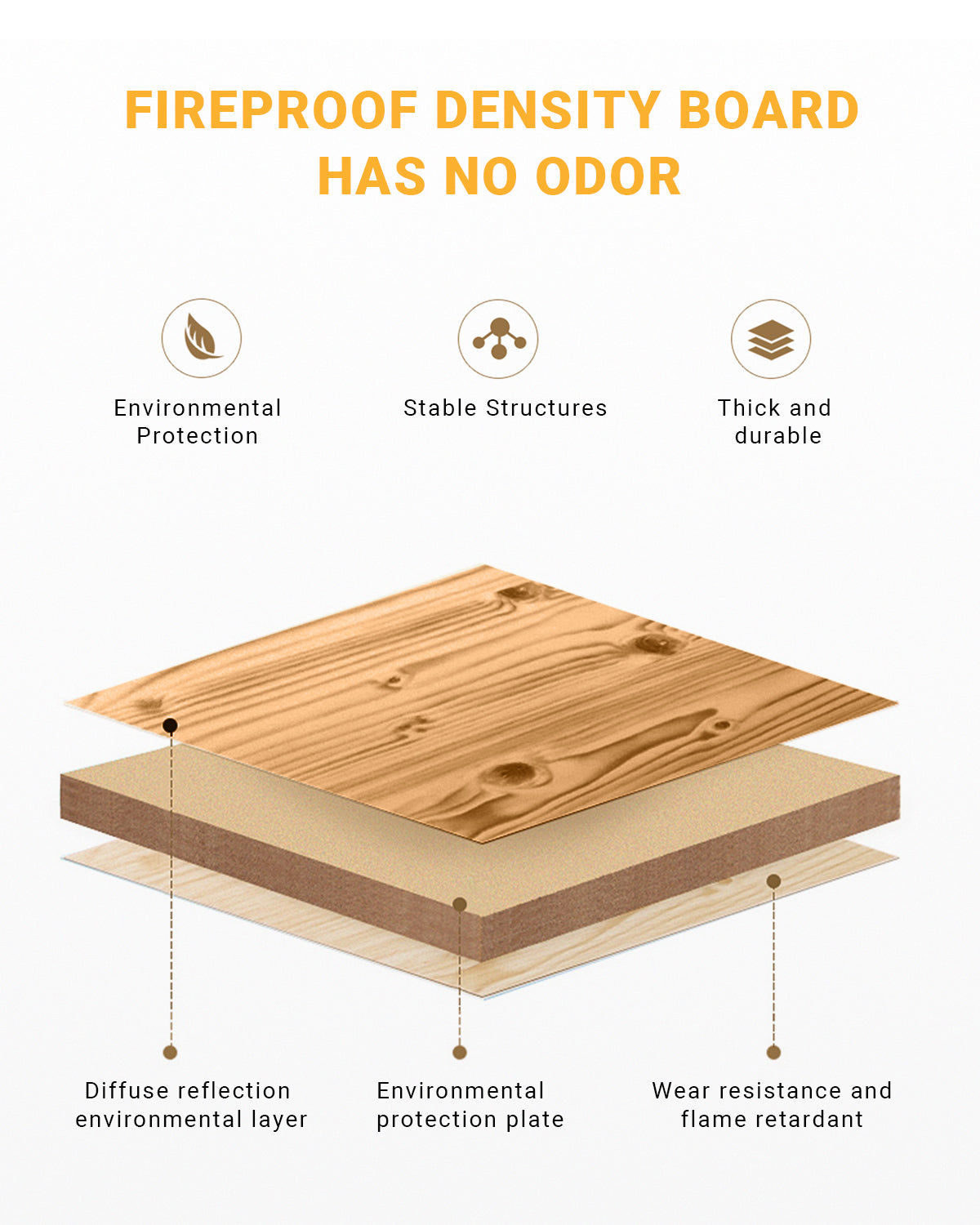 Mesa de bambú de altura ajustable para 6 personas 