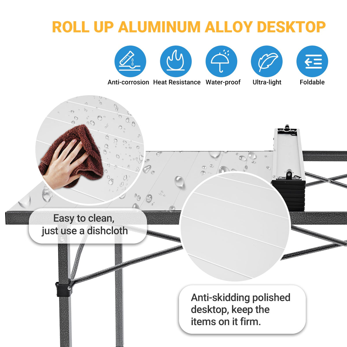 folding camp table