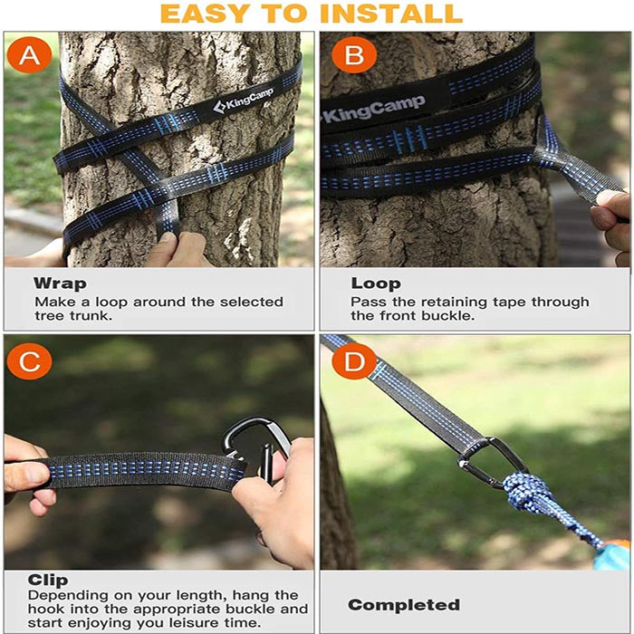 KingCamp Hammock with Tree Straps