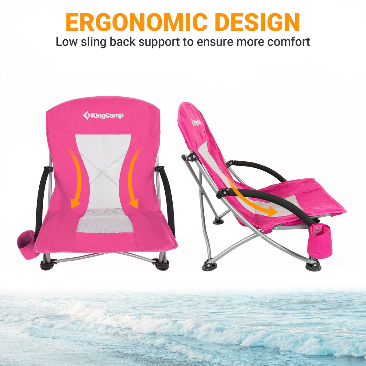 Low Sling Beach Chair