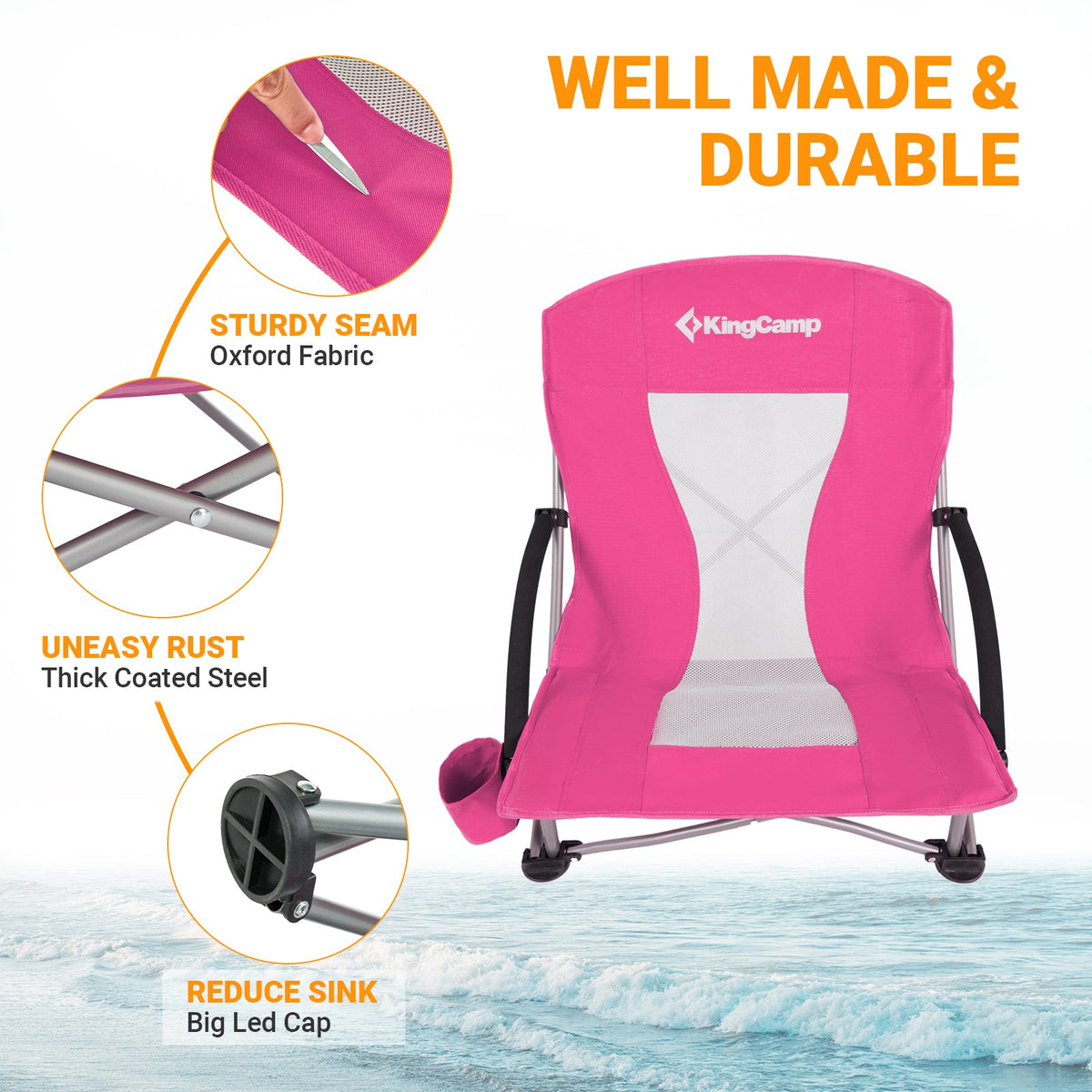 Low Sling Beach Chair
