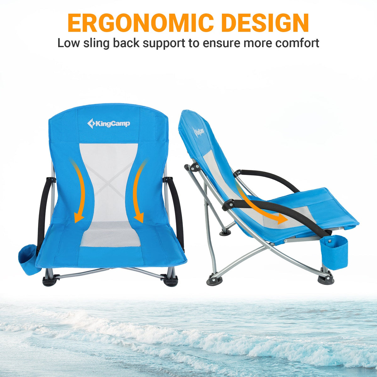 Low Sling Beach Chair