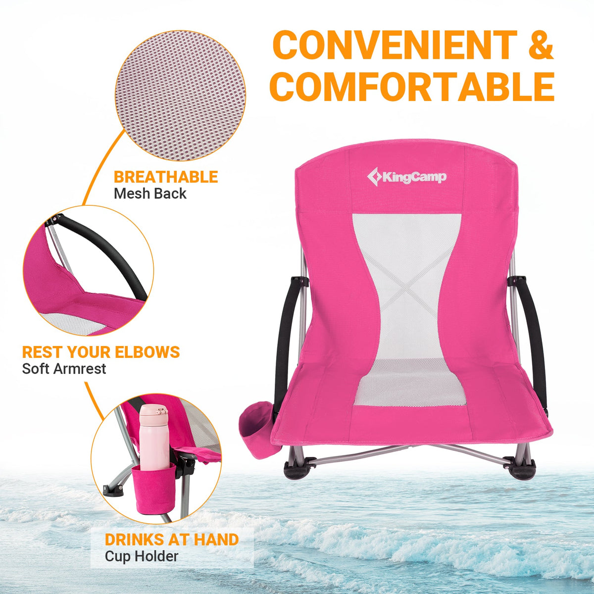 Low Sling Beach Chair