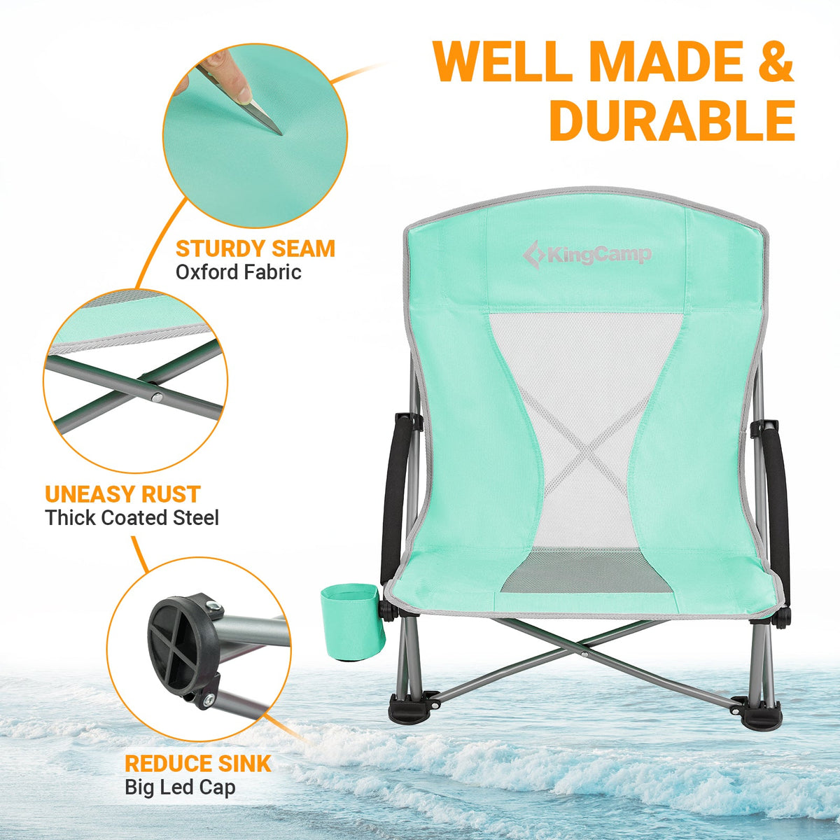 Low Sling Beach Chair