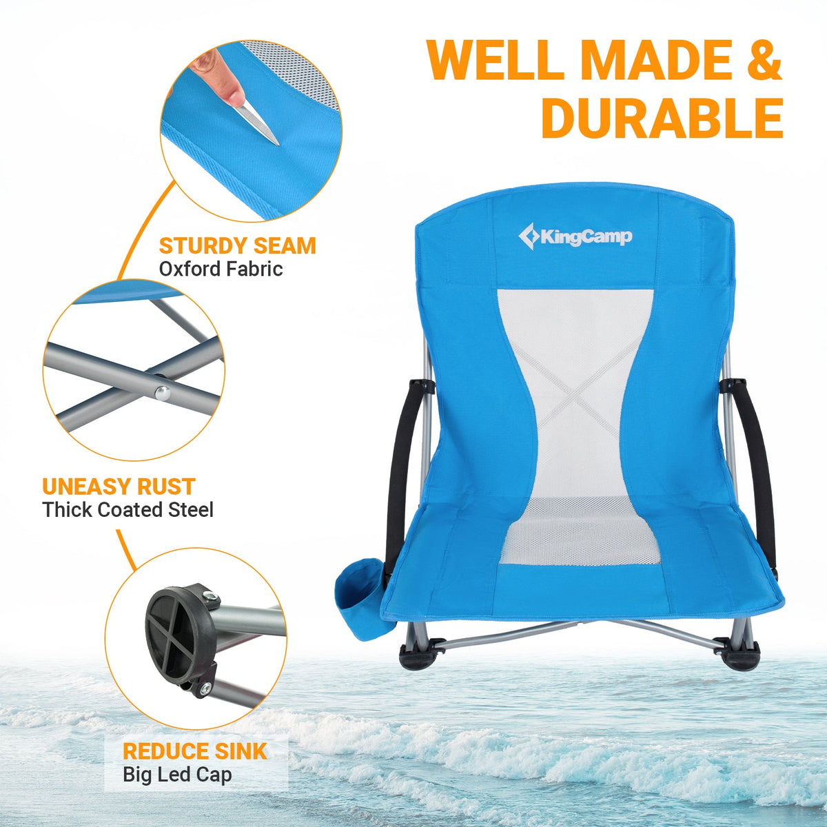 Low Sling Beach Chair