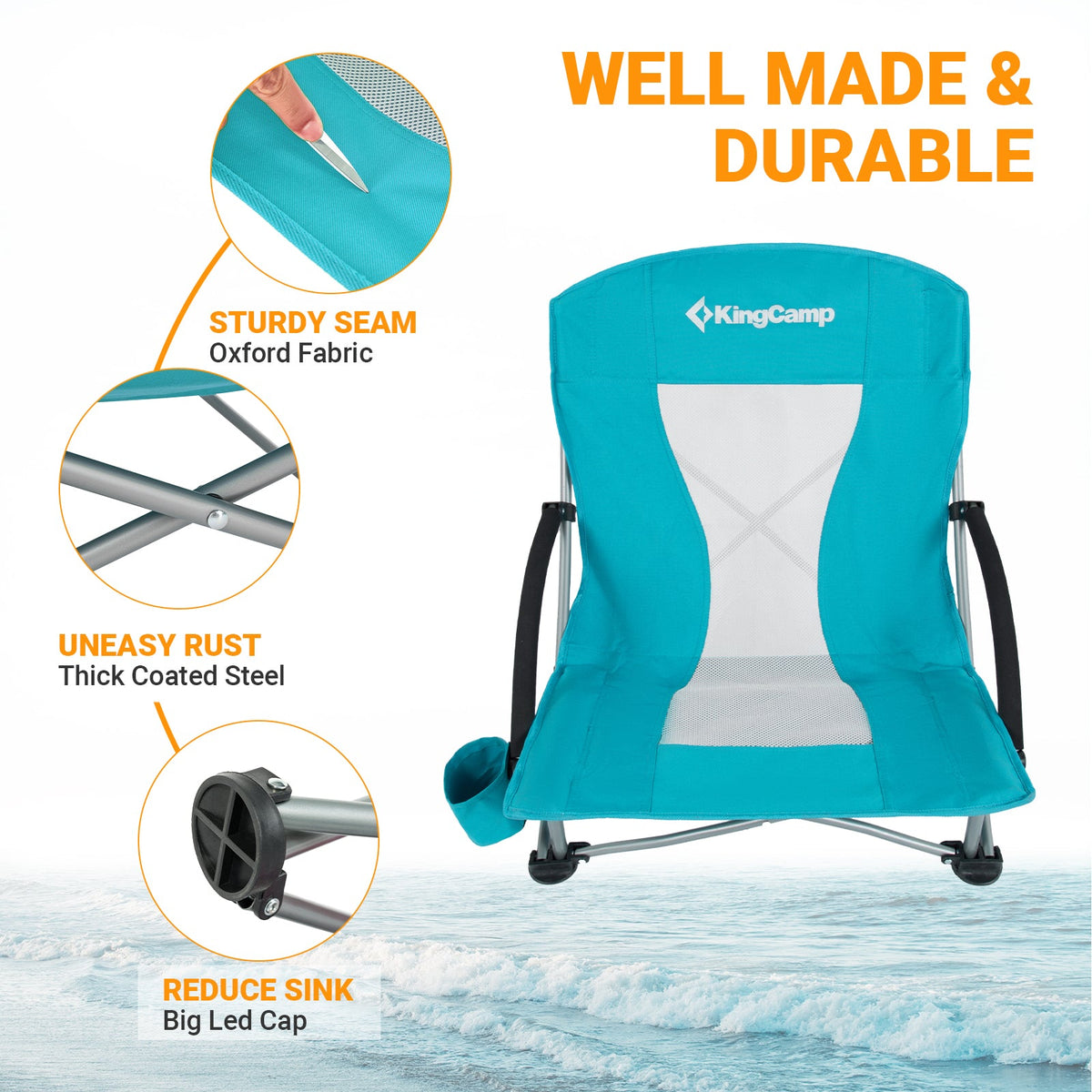 Low Sling Beach Chair