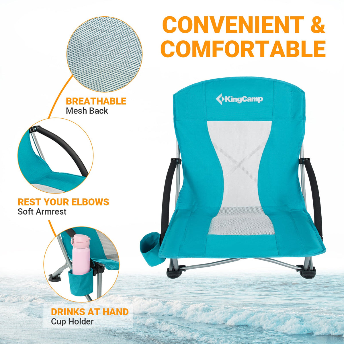 Low Sling Beach Chair