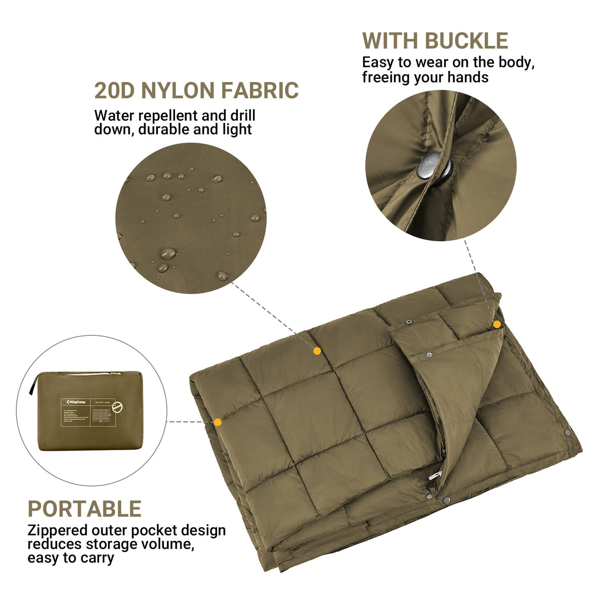 KingCamp Multi-functional Blanket