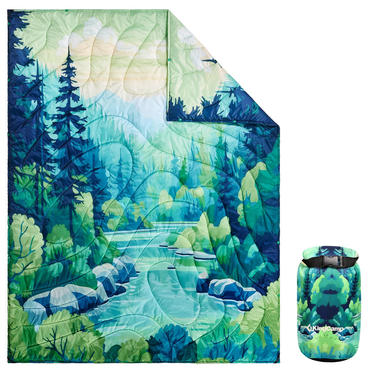 Manta multifuncional KingCamp BLANKET SMART 150