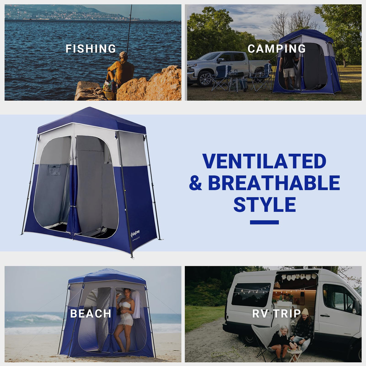 KingCamp Outdoor-Duschzelte für Camping