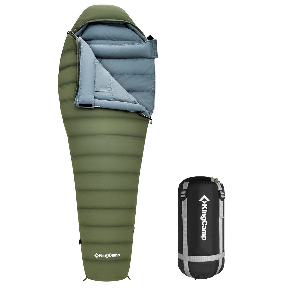 Saco de dormir tipo momia KingCamp PROTECTOR 400 Down 