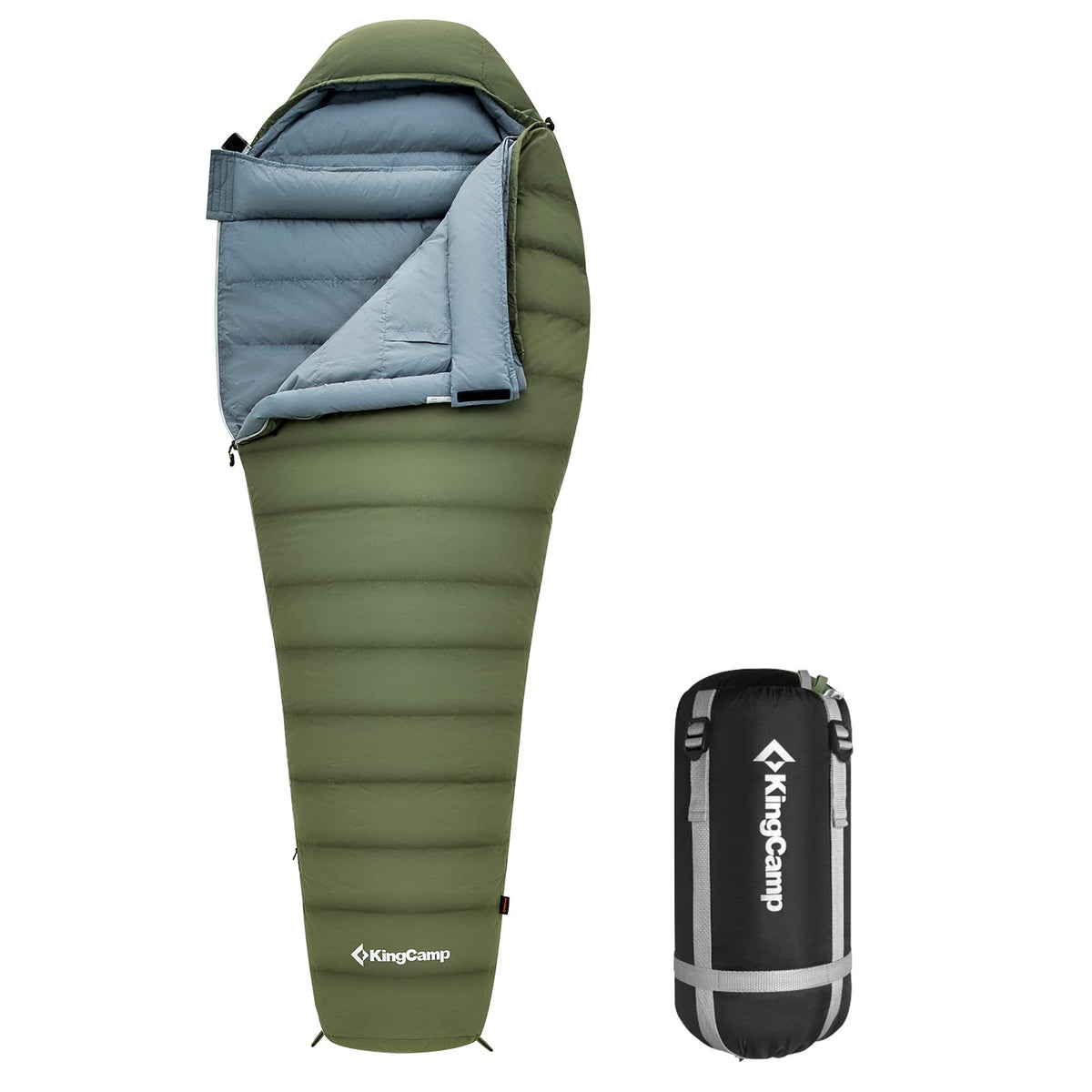 Saco de dormir tipo momia KingCamp PROTECTOR 400 Down 