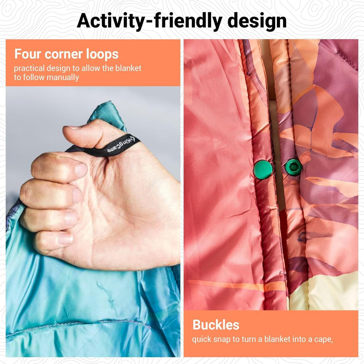 Manta multifuncional KingCamp BLANKET SMART 150