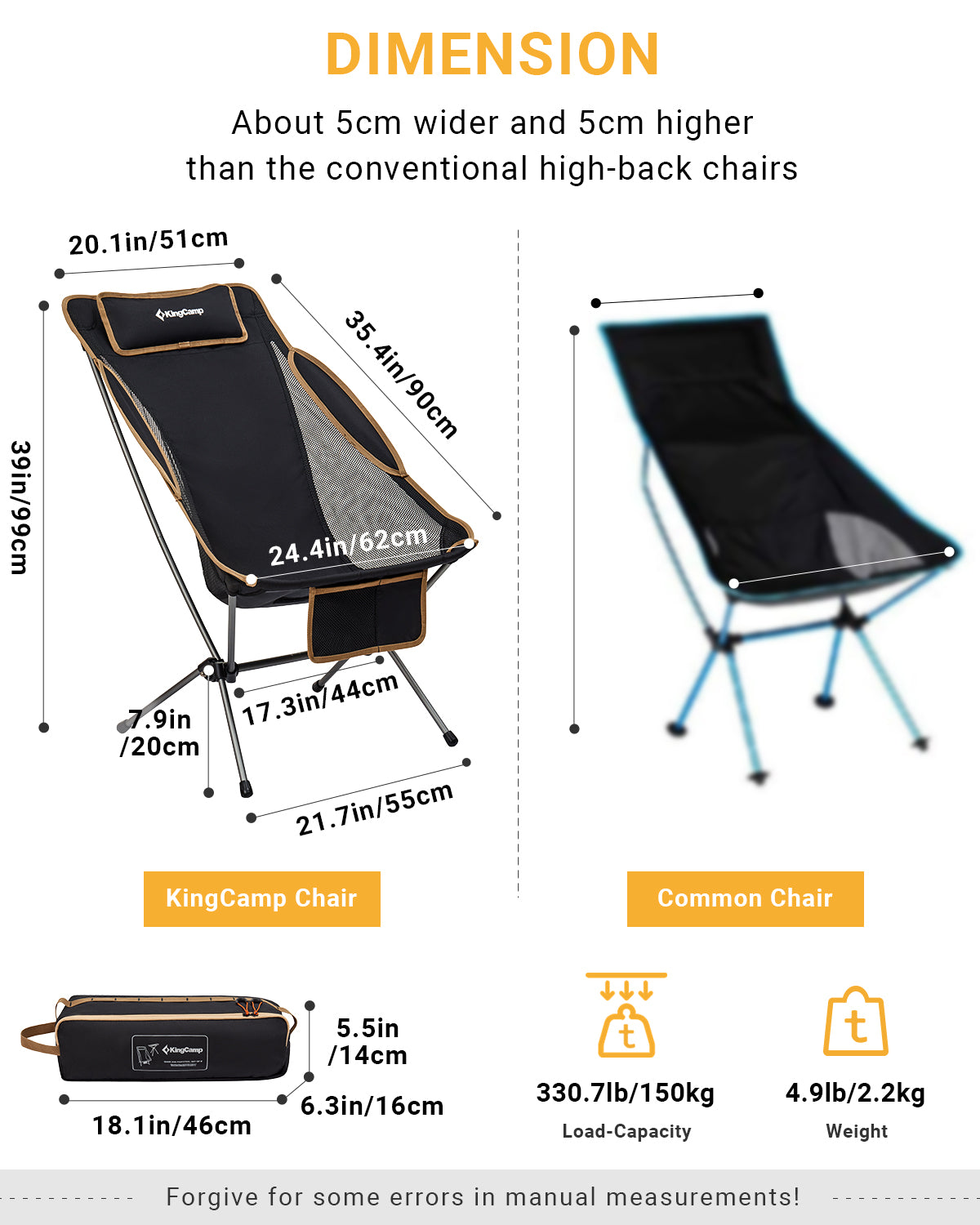 lightweight camping chair
