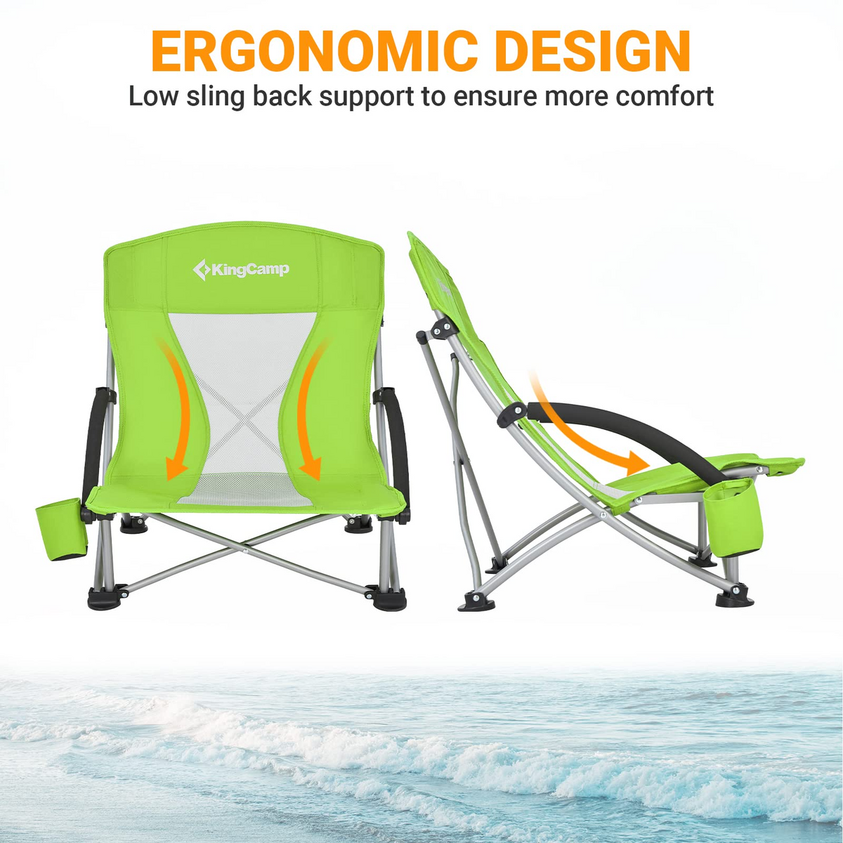 Low Sling Beach Chair