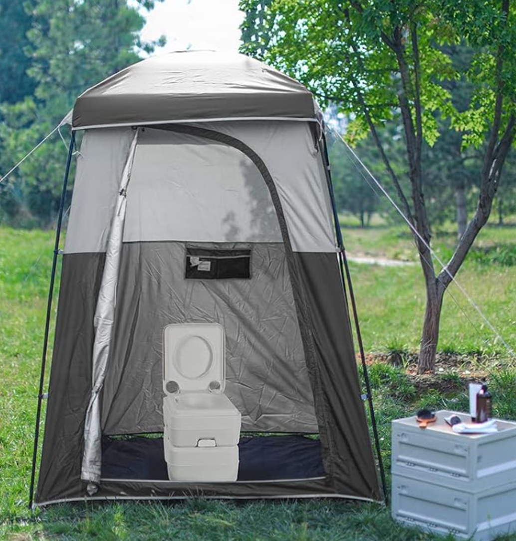MARASUSA Single Privacy Shelter with 20L Solar Shower Bag